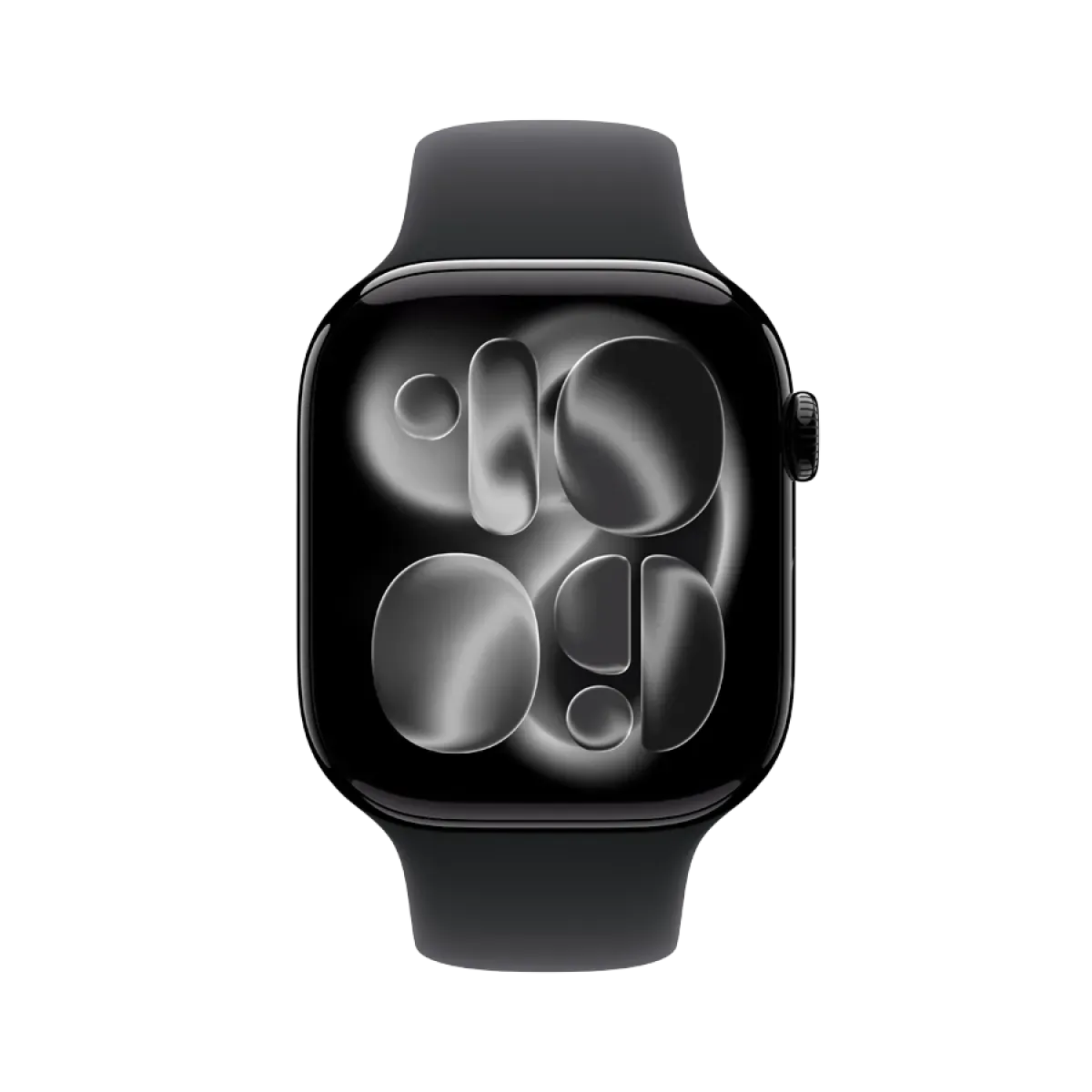 Apple Watch Series 11 GPS 46mm Jet Black Aluminium Case with Black Sport Band - M/L,Model A3333 — фото 6