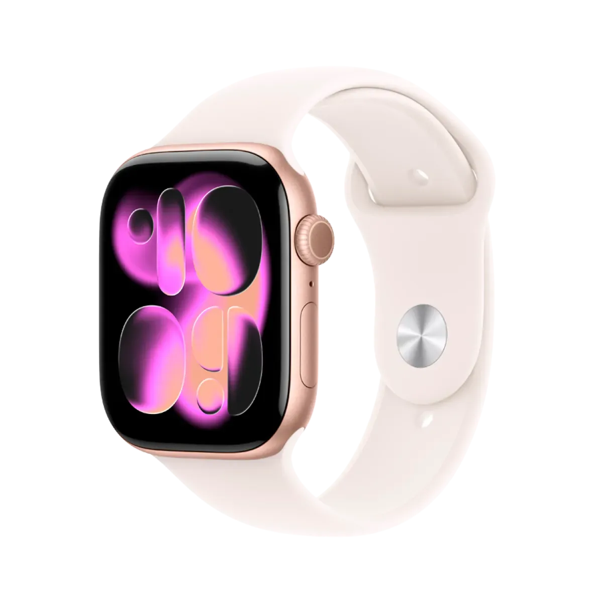 Apple Watch Series 11 GPS 46mm Rose Gold Aluminium Case with Light Blush Sport Band - M/L,Model A3333 — фото 5