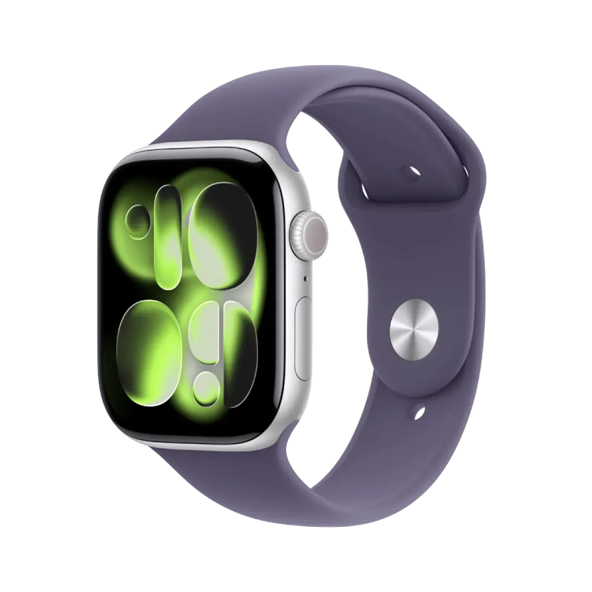 Apple Watch Series 11 GPS 46mm Silver Aluminium Case with Purple Fog Sport Band - S/M,Model A3333 — фото 5