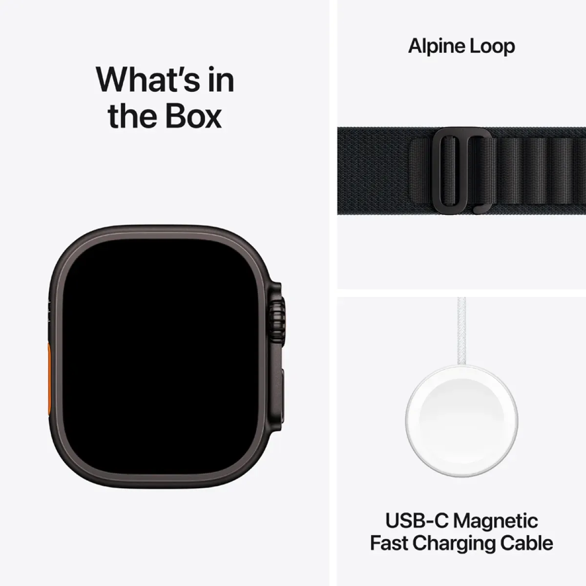 Apple Watch Ultra 3 GPS + Cellular 49mm Black Titanium Case with Black Alpine Loop - Small,Model A3281 — фото 11