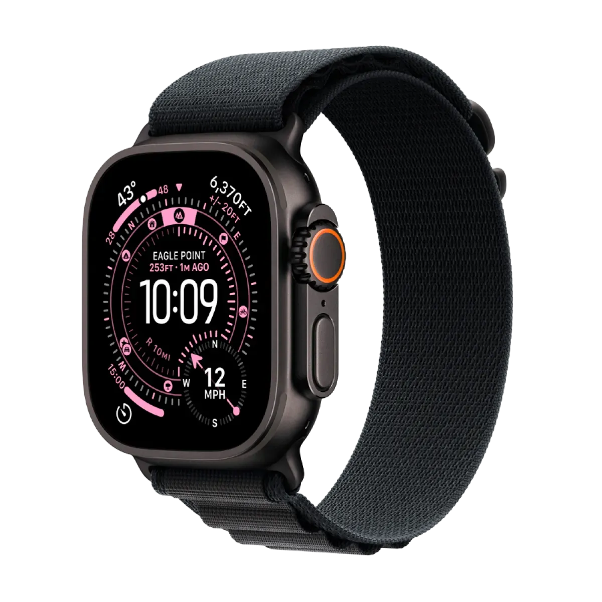 Apple Watch Ultra 3 GPS + Cellular 49mm Black Titanium Case with Black Alpine Loop - Small,Model A3281 — фото 5