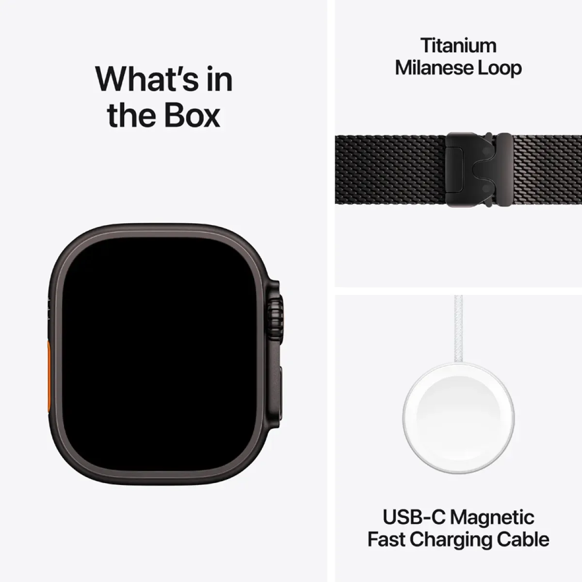 Apple Watch Ultra 3 GPS + Cellular 49mm Black Titanium Case with Black Titanium Milanese Loop - Medium,Model A3281 — фото 11