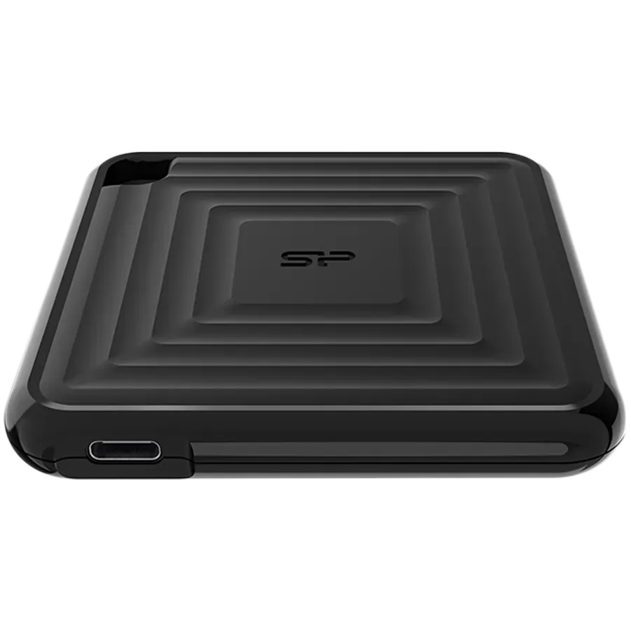 Silicon Power PC60 256GB Portable SSD SATAIII USB 3.2 Gen2 (Type-C) Portable SSD, R/W: up to 540MB/s; 500MB/s, Black — фото 2