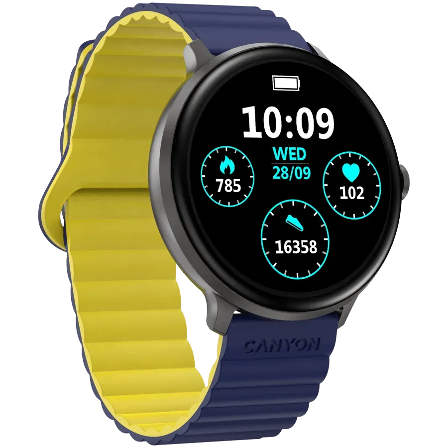 CANYON smart watch Jacky SW-69 Blue Yellow — фото 3