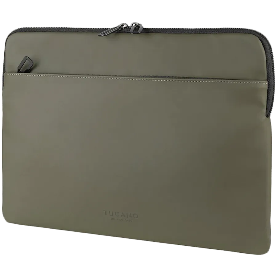 TUCANO GOMMO SLEEVES FOR Laptop 14”/ MacBook Pro 14” Military Green — фото 3