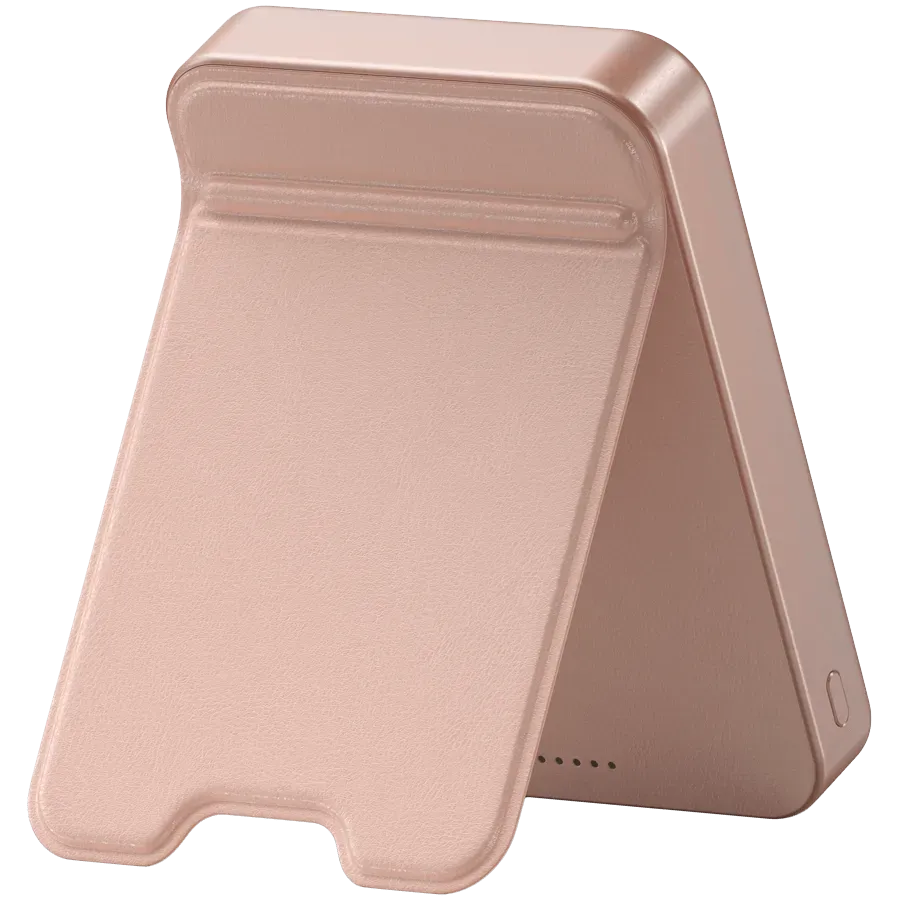 SATECHI Qi2 10K Magnetic Power Bank with Stand (Desert Rose) — фото 2