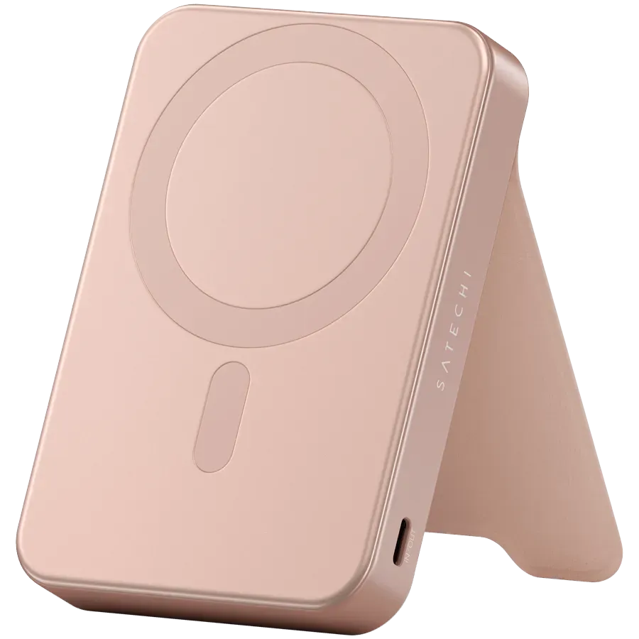 SATECHI Qi2 10K Magnetic Power Bank with Stand (Desert Rose) — купить в Lirotech