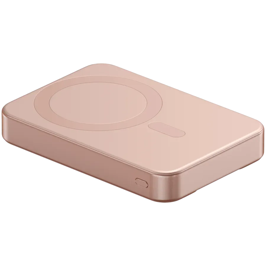 SATECHI Qi2 10K Magnetic Power Bank with Stand (Desert Rose) — фото 3