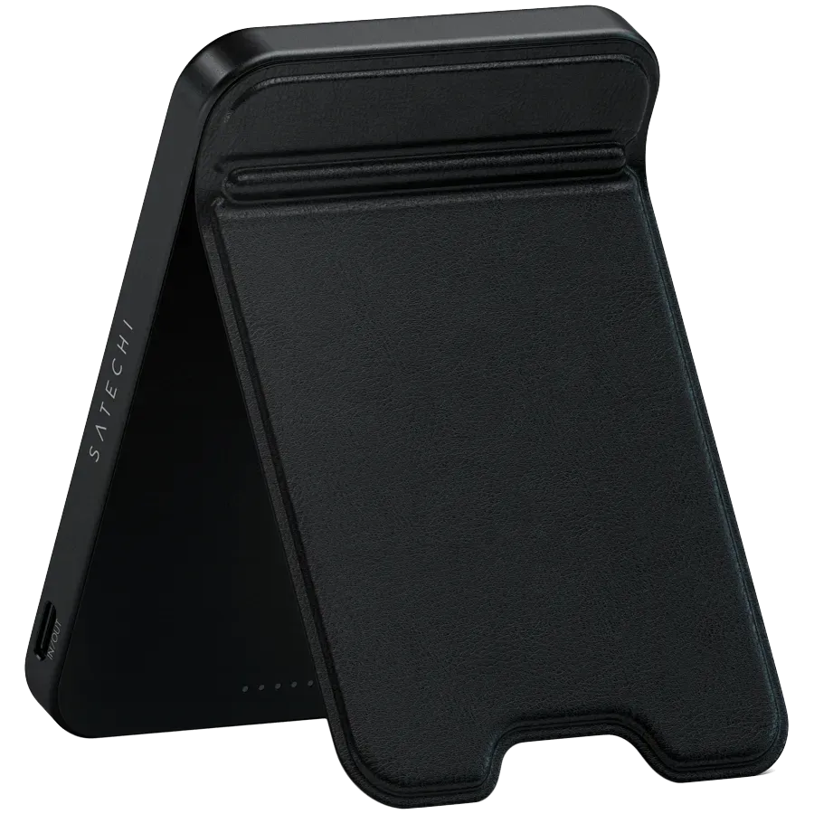 SATECHI Qi2 5K Magnetic Power Bank with Stand (Black) — фото 2