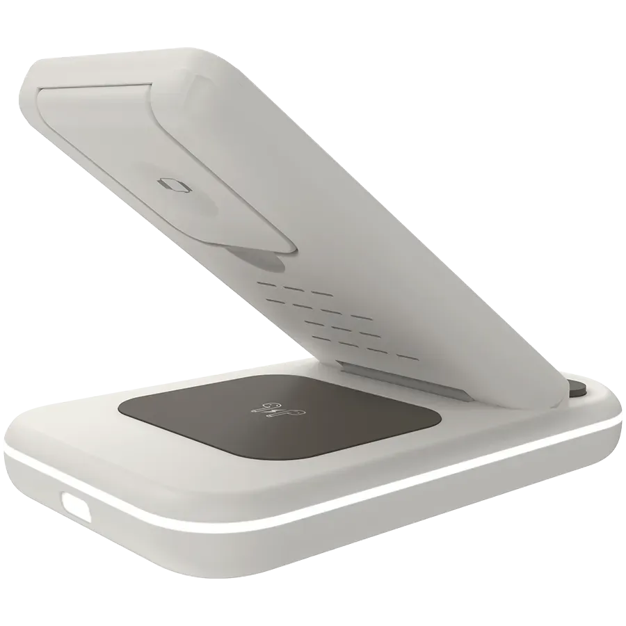 CANYON wireless charger WS-304 15W 3in1 Cosmic Latte — фото 5