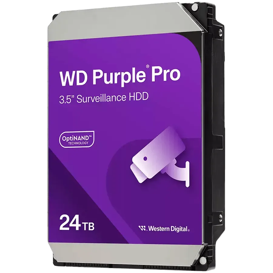 HDD AV WD Purple Pro (3.5'', 24TB, 512MB, 7200 RPM, SATA 6 Gb/s) — купить в Lirotech