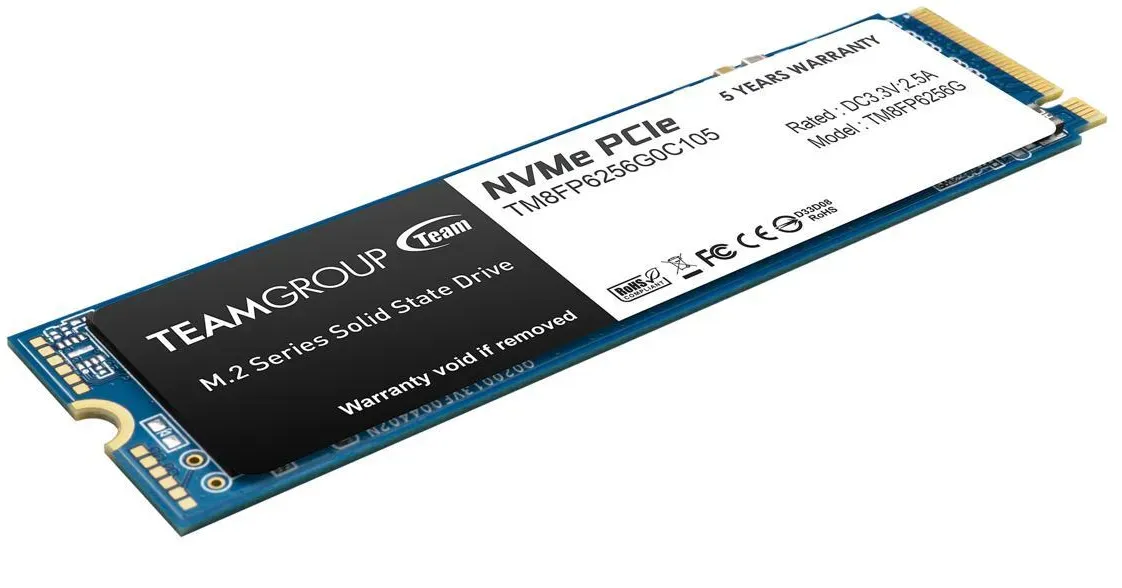Твердотельный накопитель  256GB SSD TeamGroup MP33 M.2 NVMe R1600Mb/s W1300MB/s TM8FP6256G0C101 — фото 3