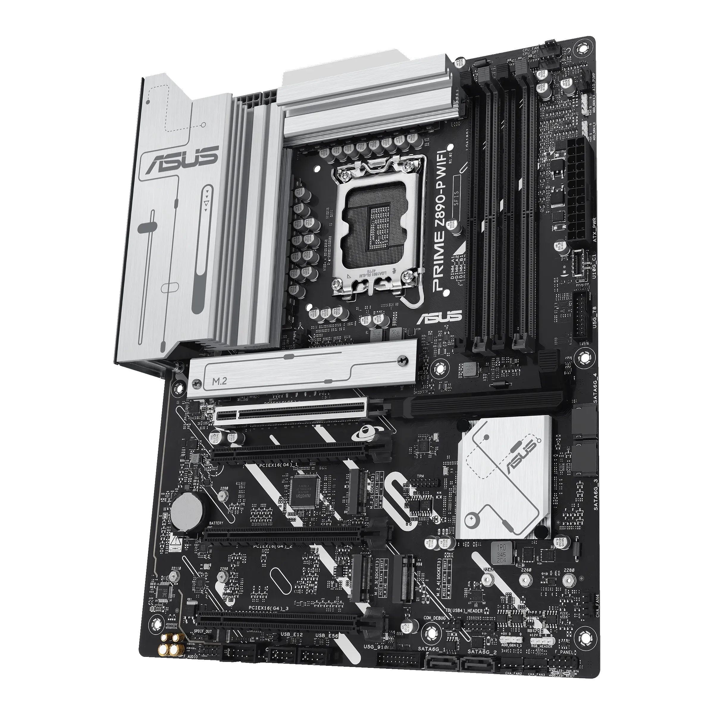Материнская плата ASUS PRIME Z890-P WIFI, LGA1851 Z890 4xDDR5 4xSATA3 4xM.2 HDMI DP USB-C ATX — фото 7