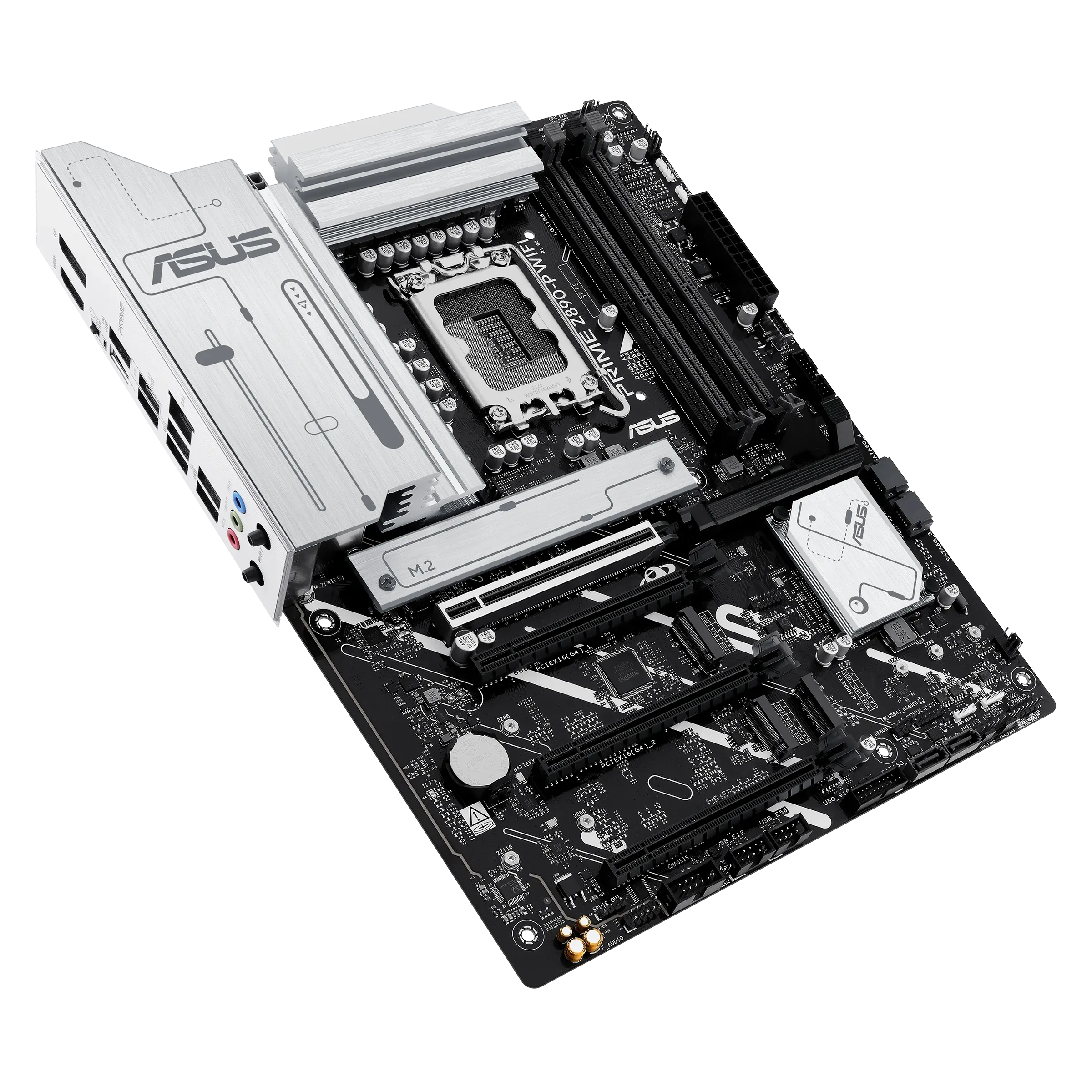 Материнская плата ASUS PRIME Z890-P WIFI, LGA1851 Z890 4xDDR5 4xSATA3 4xM.2 HDMI DP USB-C ATX — фото 6