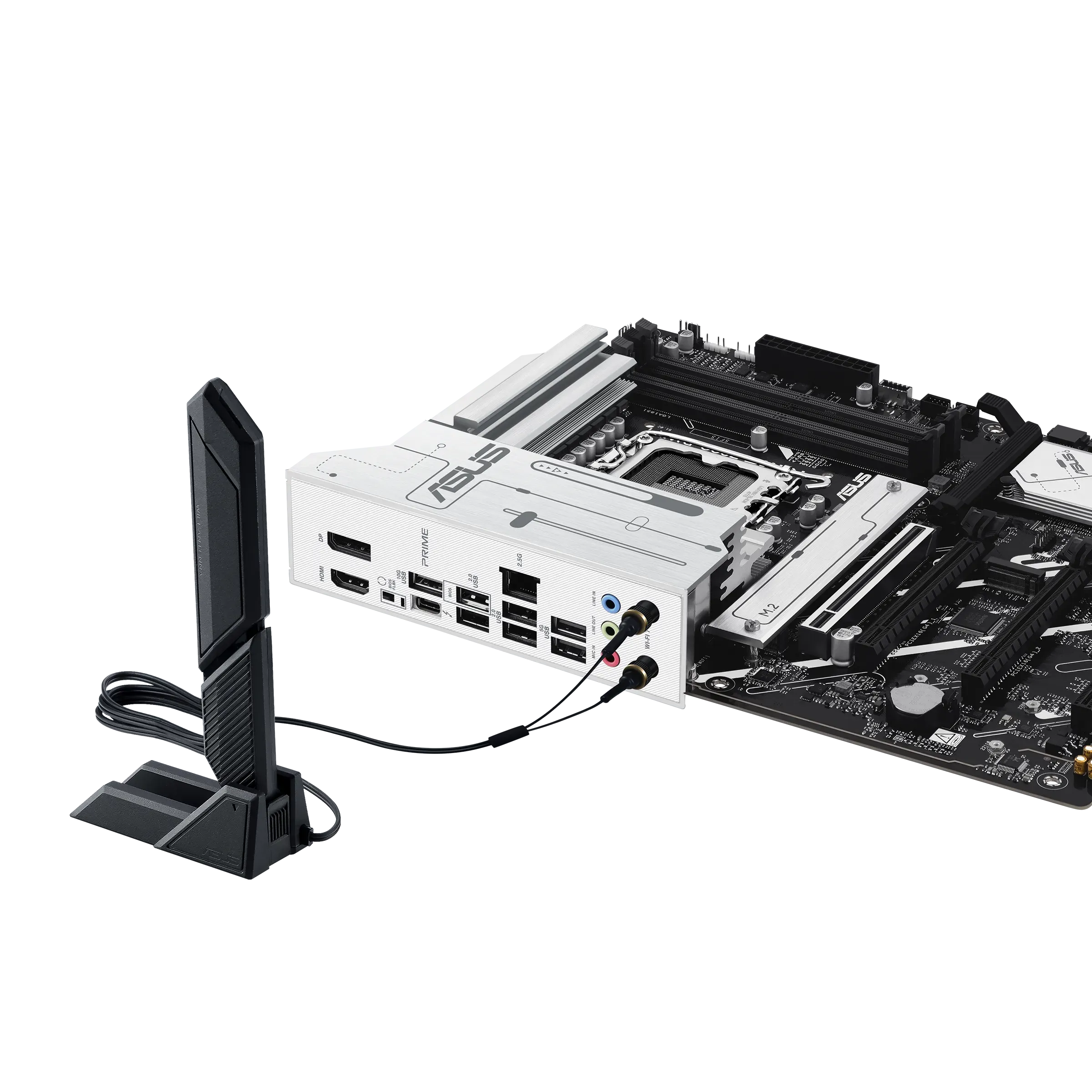 Материнская плата ASUS PRIME Z890-P WIFI, LGA1851 Z890 4xDDR5 4xSATA3 4xM.2 HDMI DP USB-C ATX — фото 3
