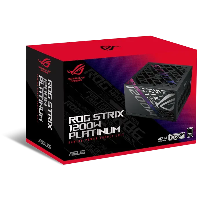 Блок питания ASUS ROG Strix 1200W Platinum 1200W 80 PLUS Platinum ROG-STRIX-1200P-GAMING — купить в Lirotech