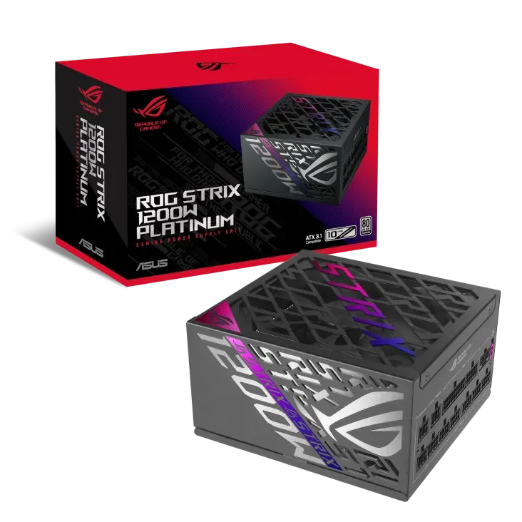 Блок питания ASUS ROG Strix 1200W Platinum 1200W 80 PLUS Platinum ROG-STRIX-1200P-GAMING — фото 2