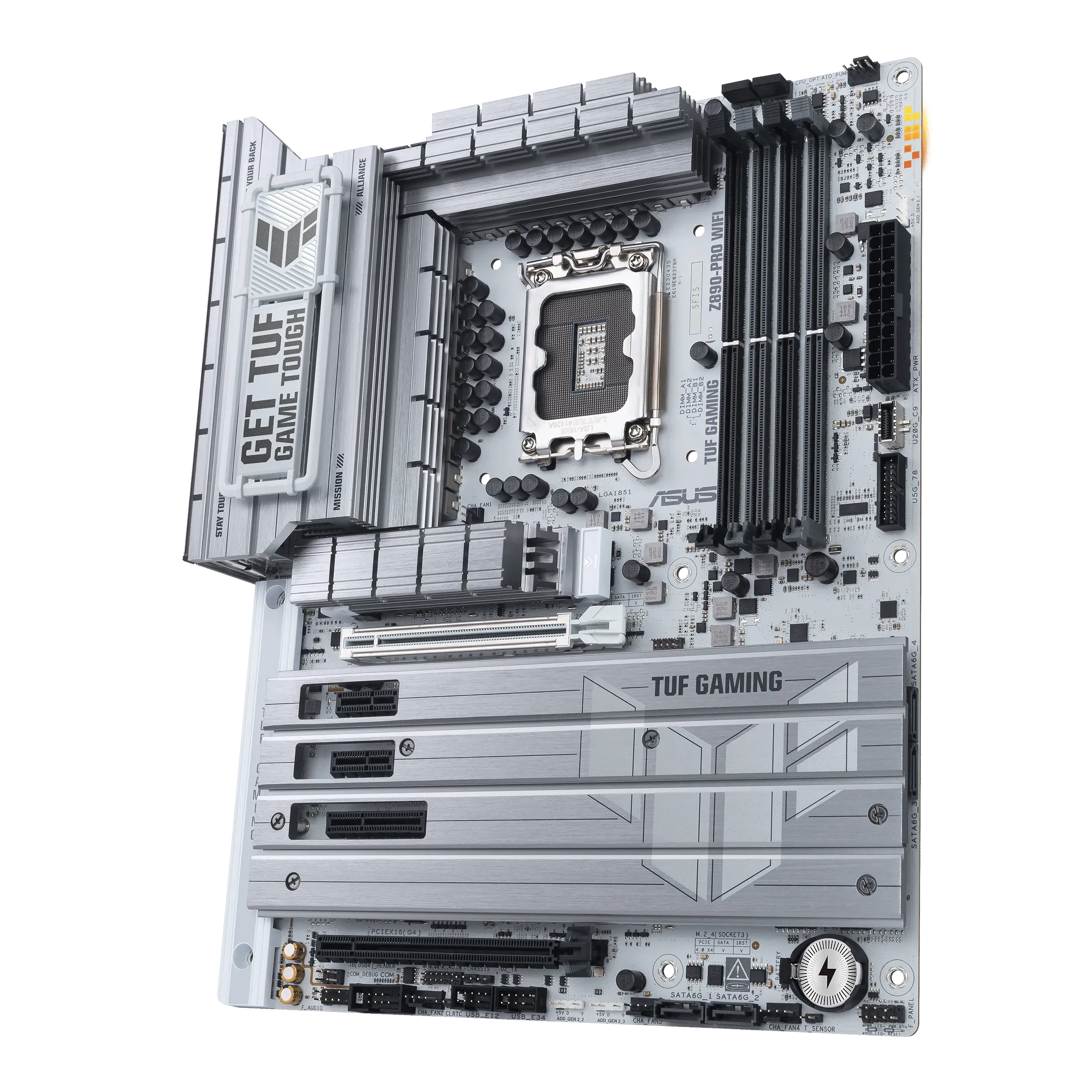 Материнская плата ASUS TUF GAMING Z890-PRO WIFI, LGA1851 Z890 4xDDR5 4xSATA3 4xM.2 HDMI DP USB-C ATX — фото 8