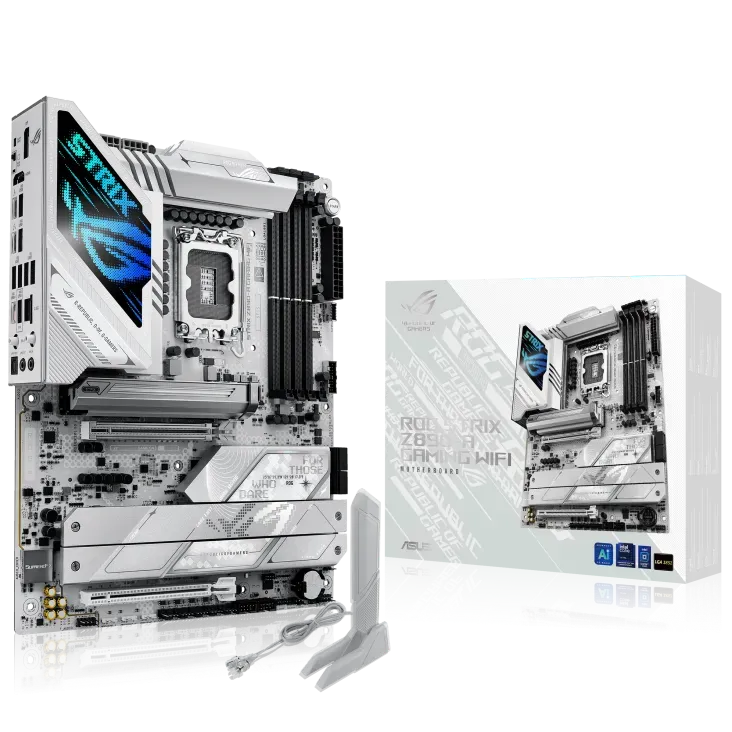 Материнская плата ASUS ROG STRIX Z890-A GAMING WIFI, LGA1851 Z890 4xDDR5 4xSATA3 5xM.2 HDMI DP ATX — фото 10