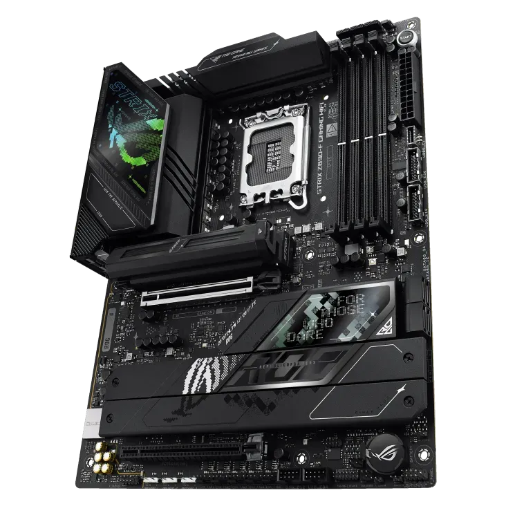 Материнская плата ASUS ROG STRIX Z890-F GAMING WIFI, LGA1851 Z890 4xDDR5 4xSATA3 5xM.2 HDMI DP ATX — фото 3