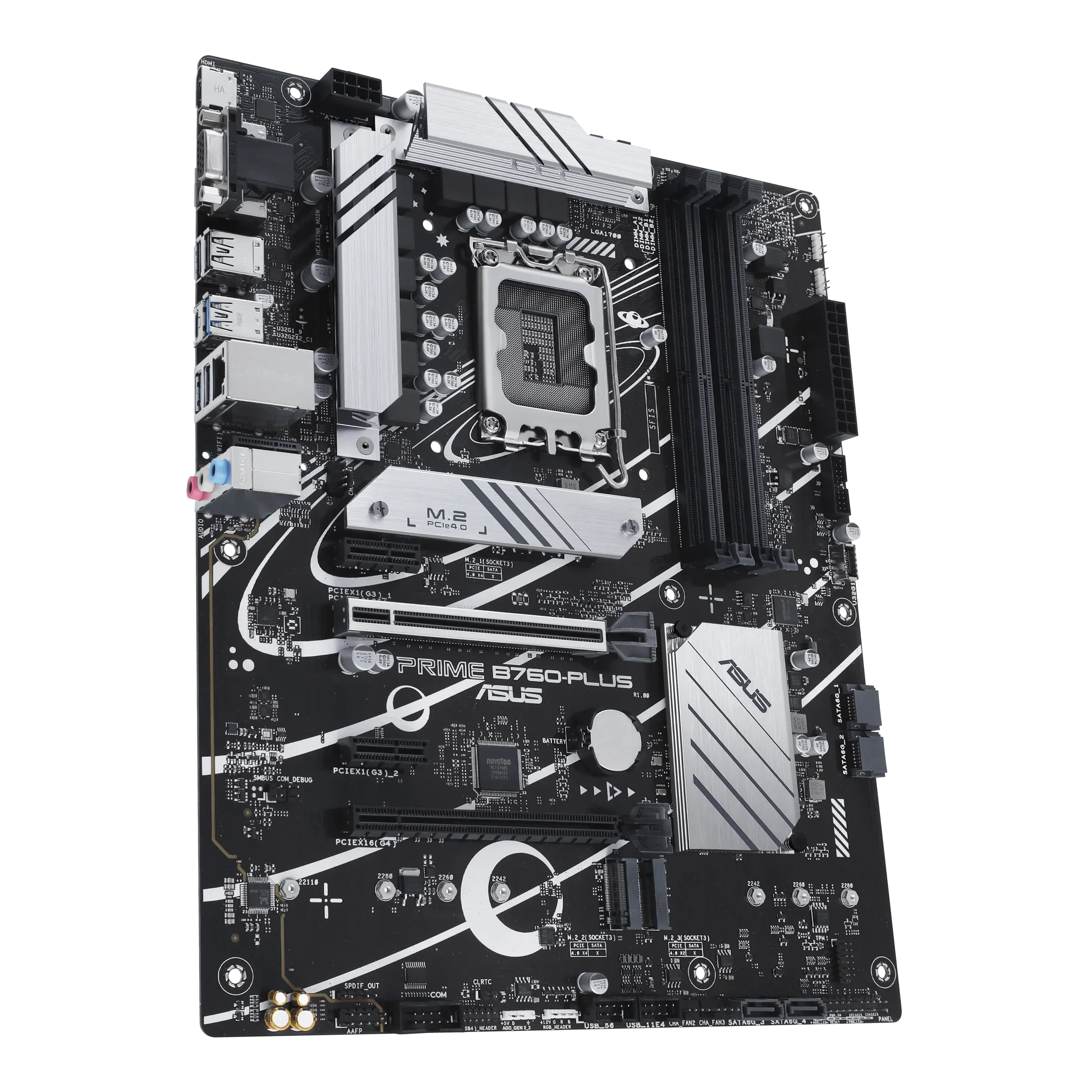 Материнская плата ASUS PRIME B760-PLUS LGA1700 B760 4 x DIMM DDR5D DP/VGA/HDMI, port 3 x M.2 4 x SATA ATX Form Factor — фото 5