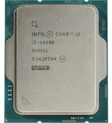 CPU Intel Core i3-14100 3.5GHz 4/8 Raptor Lake Refresh Intel UHD770 60W LGA1700 OEM — фото 1