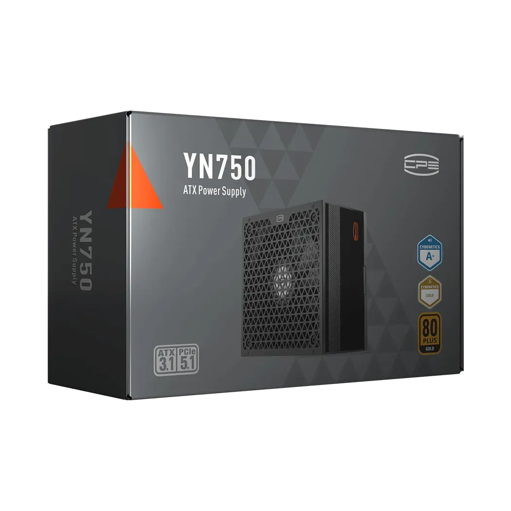 Блок питания PCCooler YN750, 750W, Modular, 80+ GOLD, Fan 135mm, P5-YN750-G1F — купить в Lirotech