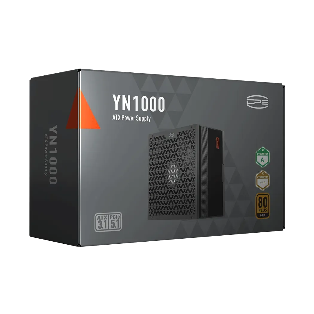 Блок питания PCCooler YN1000, 1000W, Modular, 80+ GOLD, Fan 135mm, Черный P5-YN1000-G1F — купить в Lirotech