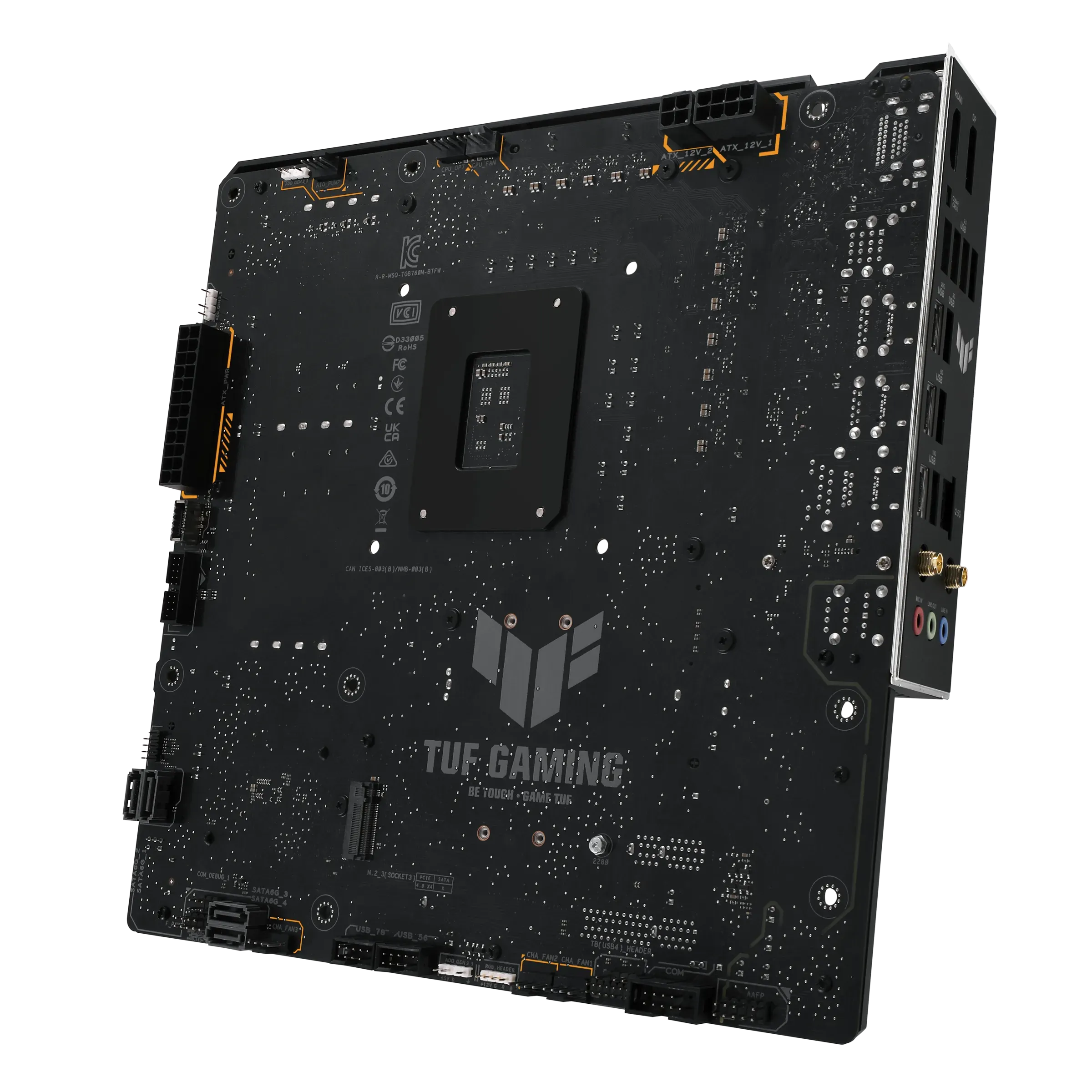 Материнская плата ASUS TUF GAMING B760M-BTF WIFI, LGA1700 4xDDR5 4xSATA3 3xM.2 RAID HDMI DP mATX — фото 6