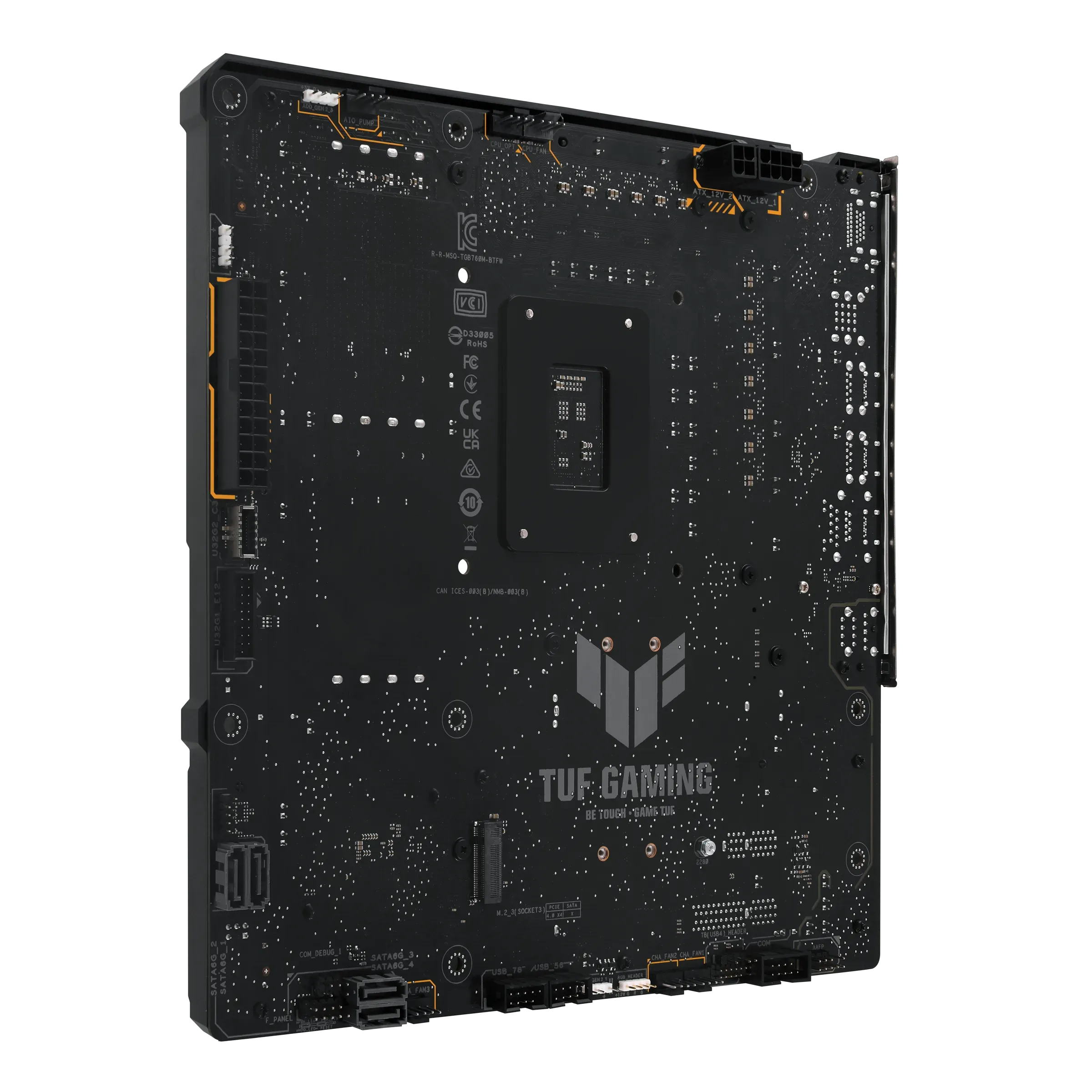 Материнская плата ASUS TUF GAMING B760M-BTF WIFI, LGA1700 4xDDR5 4xSATA3 3xM.2 RAID HDMI DP mATX — фото 4