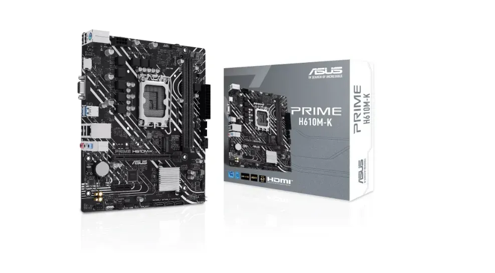 Материнская плата ASUS PRIME  H610M-K, LGA1700 2xDDR5 4xSATA3 M.2 1xVGA 1xHDMI mATX — фото 2