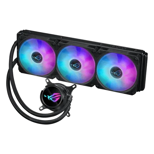 Водяное охлаждение CPU Asus ROG STRIX LC III 360 ARGB 120mm Liquid CPU Cooler, 3 x12cm PWM Fan, ARGB — фото 2
