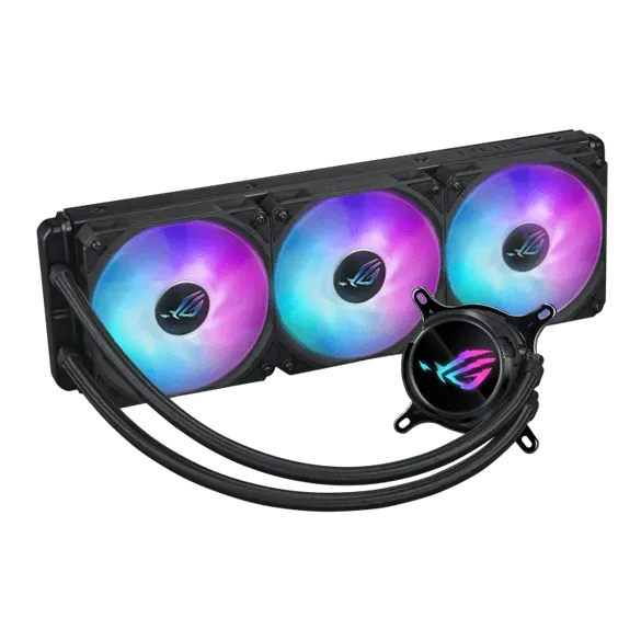 Водяное охлаждение CPU Asus ROG STRIX LC III 360 ARGB 120mm Liquid CPU Cooler, 3 x12cm PWM Fan, ARGB — фото 3
