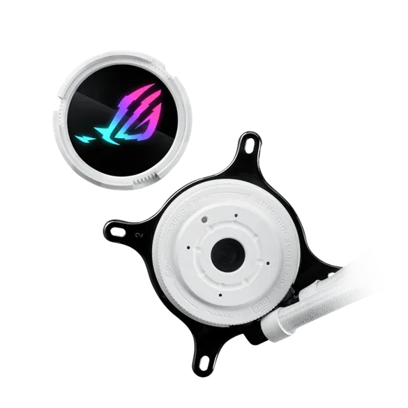 Водяное охлаждение CPU Asus ROG STRIX LC III 360 ARGB 120mm Liquid CPU Cooler, 3 x12cm, ARGB, White — фото 4