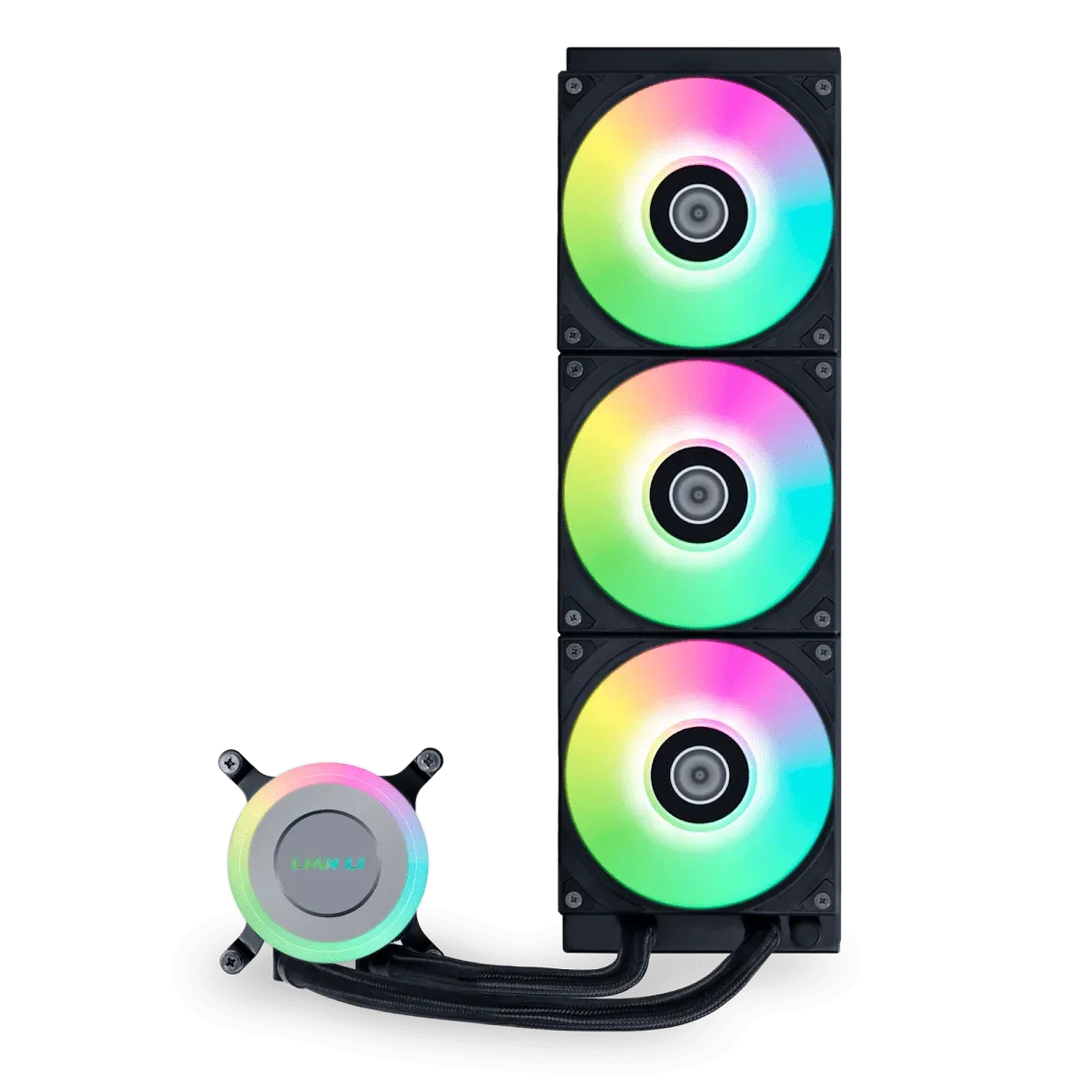 Водяное охлаждение для CPU Lian Li GALAHAD II LITE 360 RGB BLACK G89.GA2L36RB.00 — фото 4