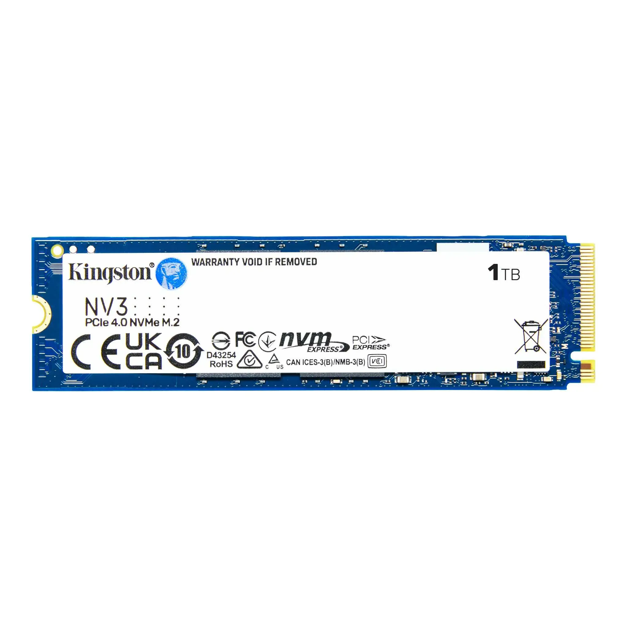 Твердотельный накопитель 1000GB SSD Kingston SNV3S/1000G M.2 Gen4 NVMe R6000MB/s W4000MB/s Retail — 1000GB SSD — купить в Lirotech