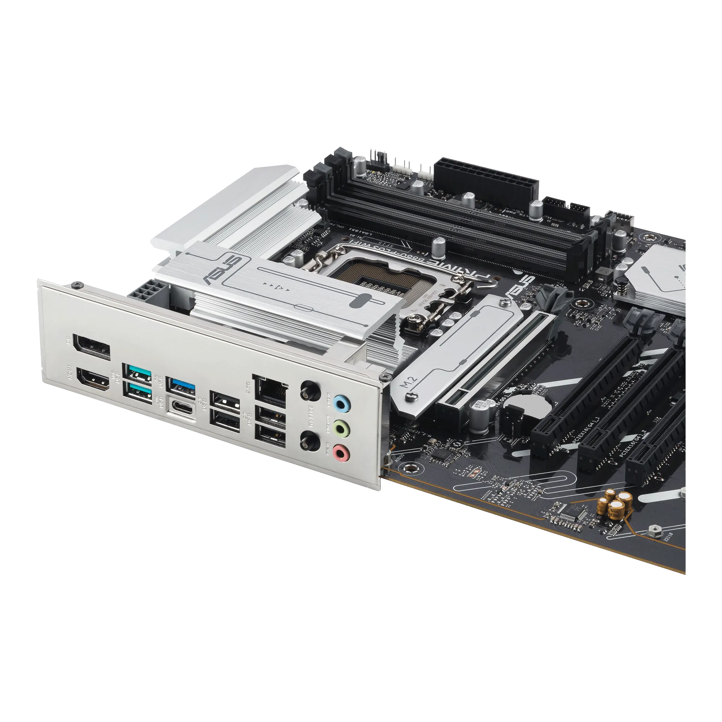 ASUS Main Board Desktop LGA1851 Intel B860 Chipset 4 x DIMM slots, max. 256GB, DDR5 1 x DisplayPort 1 x HDMI port 1 x Wi-Fi module 2 x M.2 slots 4 x SATA ATX Form Factor — фото 5