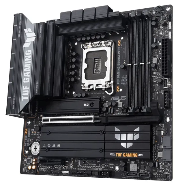 ASUS Main Board Desktop Intel B860 Chipset 4 x DIMM slots, max. 256GB, DDR5 1 x PCIe 5.0 x16 slot 1 x DisplayPort1 x HDMI port 1 x Wi-Fi Module 3 x M2 4 x SATA m-ATX — фото 3