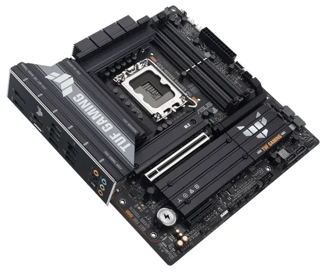 ASUS Main Board Desktop Intel B860 Chipset 4 x DIMM slots, max. 256GB, DDR5 1 x PCIe 5.0 x16 slot 1 x DisplayPort1 x HDMI port 1 x Wi-Fi Module 3 x M2 4 x SATA m-ATX — фото 4
