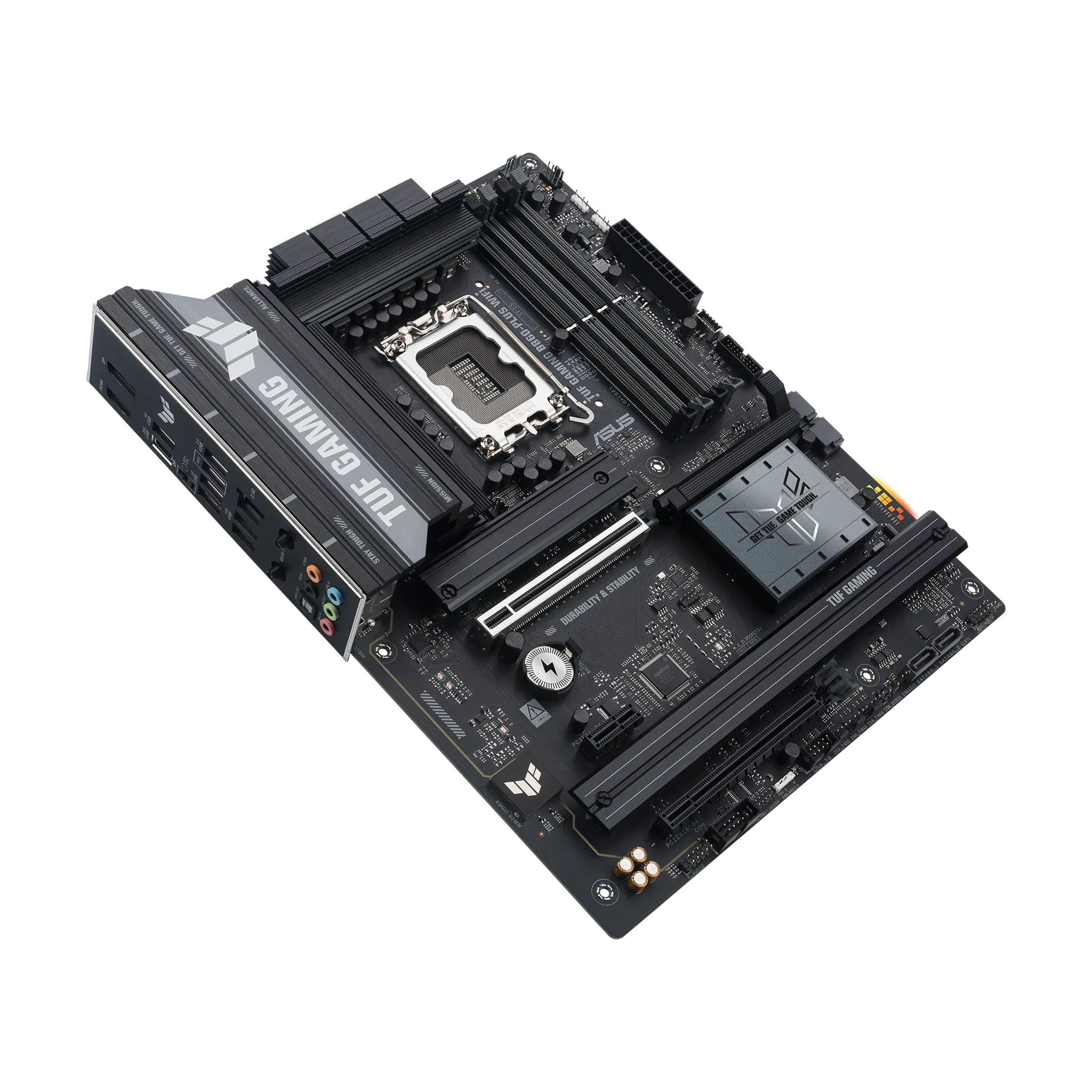 ASUS Main Board Desktop LGA1851 Intel B860 Chipset 4 x DIMM slots, max. 256GB, DDR5 1 x DisplayPort 1 x HDMI port 1 x Wi-Fi module 3 x M.2 slots 4 x SATA ATX Form Factor — фото 4