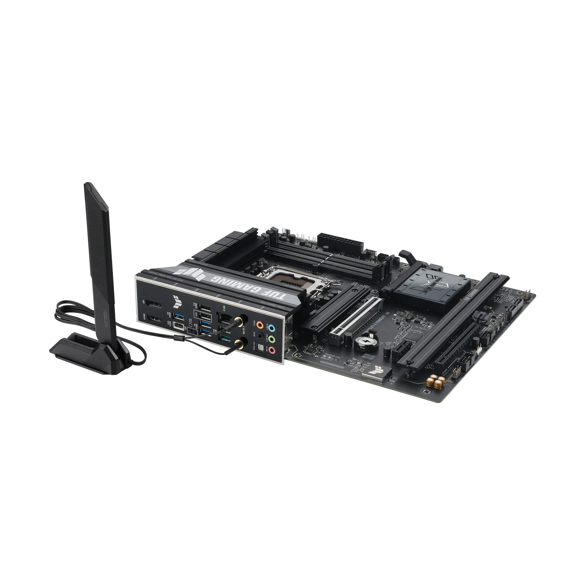 ASUS Main Board Desktop LGA1851 Intel B860 Chipset 4 x DIMM slots, max. 256GB, DDR5 1 x DisplayPort 1 x HDMI port 1 x Wi-Fi module 3 x M.2 slots 4 x SATA ATX Form Factor — фото 6