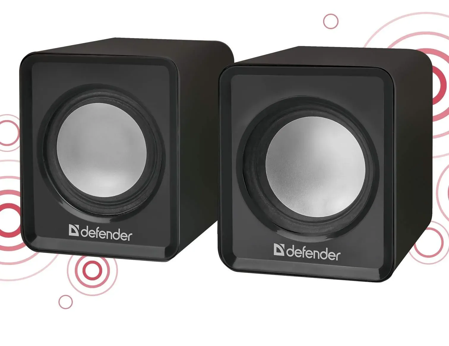 Колонки стерео Defender SPK-22 Черные USB — фото 1