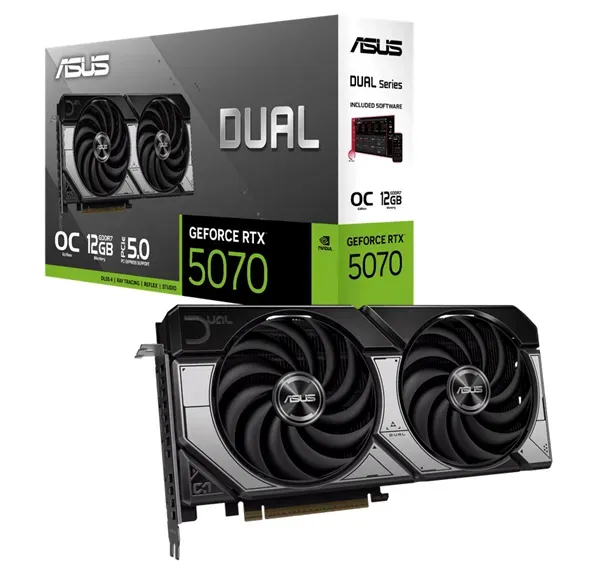 ASUS Video Card NVIDIA RTX 5070 12 GB GDDR7 192 bit 1x HDMI 2.1b 3x DisplayPort 2.1b — фото 6