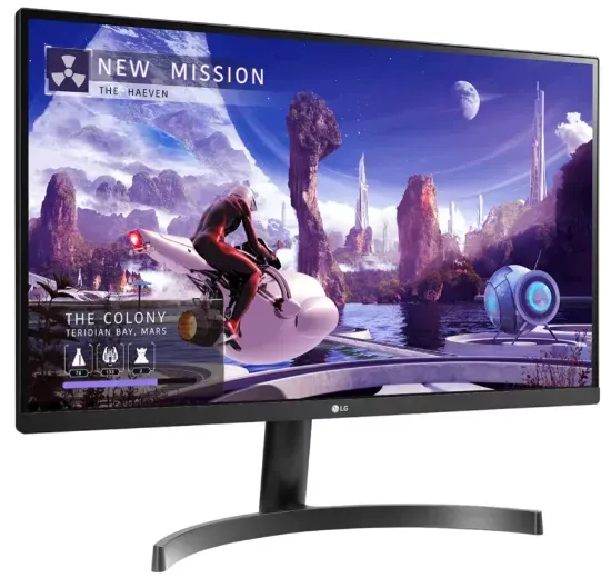 Монитор 27" LG 27QN600-B.ARU 2560x1440 IPS 75Hz 5мс 300 кд/м2 1000:1 1xHDMI 1xDP Черный — фото 3