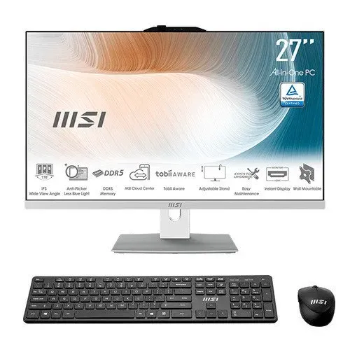 Моноблок MSI Modern AM272P 1M 27'' FHD, Ultra 7 150U, 32Gb, 1Tb, Non-OS, Белый 1M-685XRU — фото 5