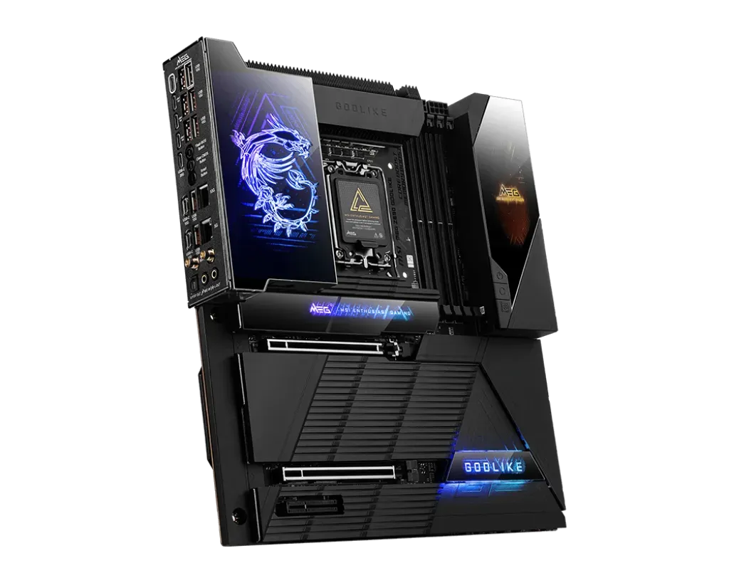 Материнская плата MSI MEG Z890 GODLIKE LGA1851 4xDDR5 4xSATA 8xM.2 USB-A 6xType-C E-ATX — фото 4