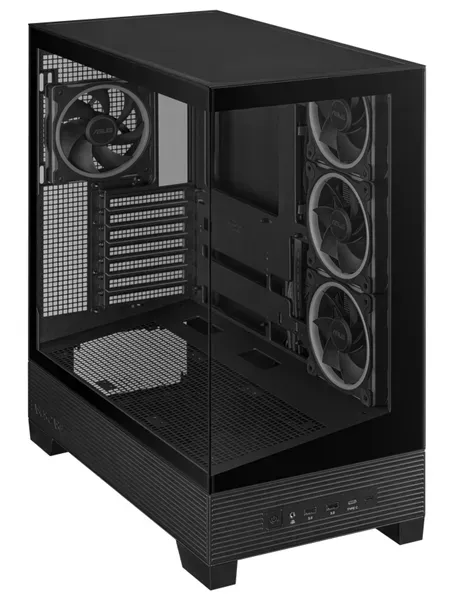 Корпус ASUS A31 PLUS TG ARGB BLACK Micro-ATX/Mini-ITX A31 PLUS/BK/TG/ARGB// — фото 3
