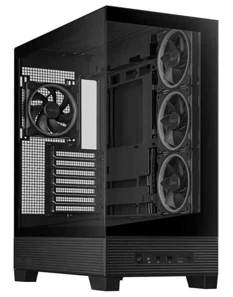 Корпус ASUS A31 PLUS TG ARGB BLACK Micro-ATX/Mini-ITX A31 PLUS/BK/TG/ARGB// — фото 2