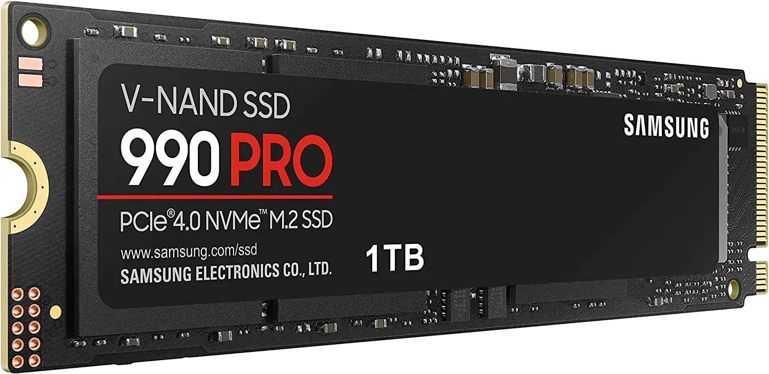 Твердотельный накопитель 1000Gb SSD Samsung 990 PRO NVMe4.0 M.2 R7450Mb/s W6900MB/s MZ-V9P1T0BW — фото 4