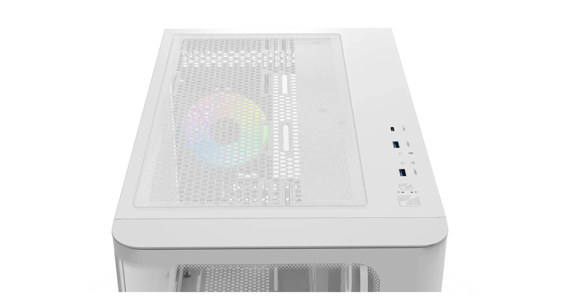 Корпус Ocypus Iota C70 WH Curve ARGB Digital ATX/mATX/mITX 2xUSB Type-C Белый Iota-C70-WHD400CD-GL — фото 8